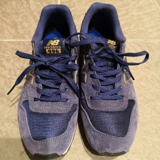 ニューバランス(New Balance)の美品 New Balance 996 25cm ネイビー ゴールド(スニーカー)