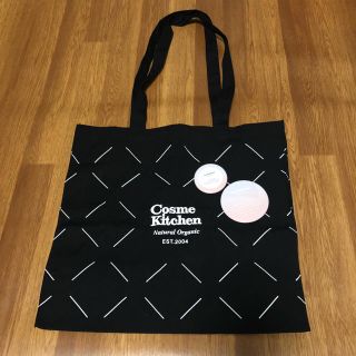 コスメキッチン(Cosme Kitchen)のCosme Kitchen トートバック 非売品 黒(ノベルティグッズ)