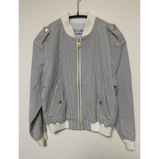 バーバリーブルーレーベル(BURBERRY BLUE LABEL)のブルーレーベルクレストブリッジ ストライプブルゾン(ブルゾン)