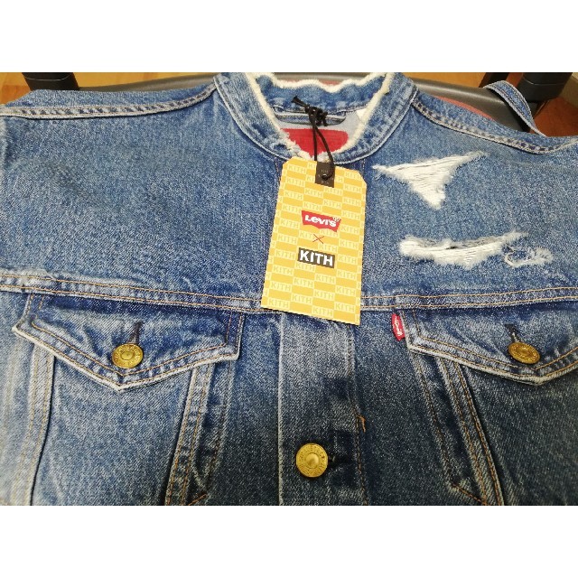 Levi's(リーバイス)のKith x Levis Trucker Jacket L メンズのジャケット/アウター(Gジャン/デニムジャケット)の商品写真