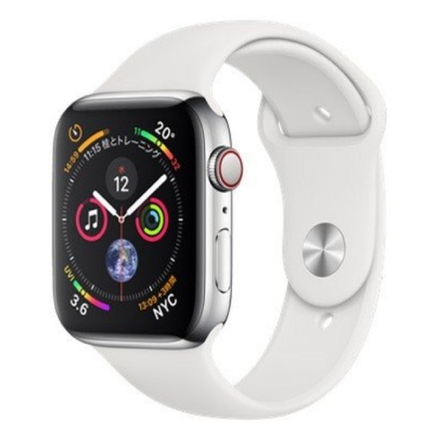 Apple Watch - (新品)Apple Watch Series 4 ステンレススチール シルバー