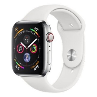 アップルウォッチ(Apple Watch)の(新品)Apple Watch Series 4 ステンレススチール シルバー(腕時計(デジタル))