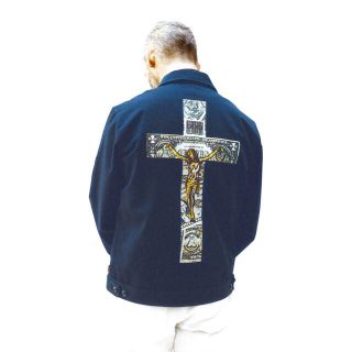 シュプリーム(Supreme)の14ss supreme dead kennedys ネイビー Sサイズ(ブルゾン)