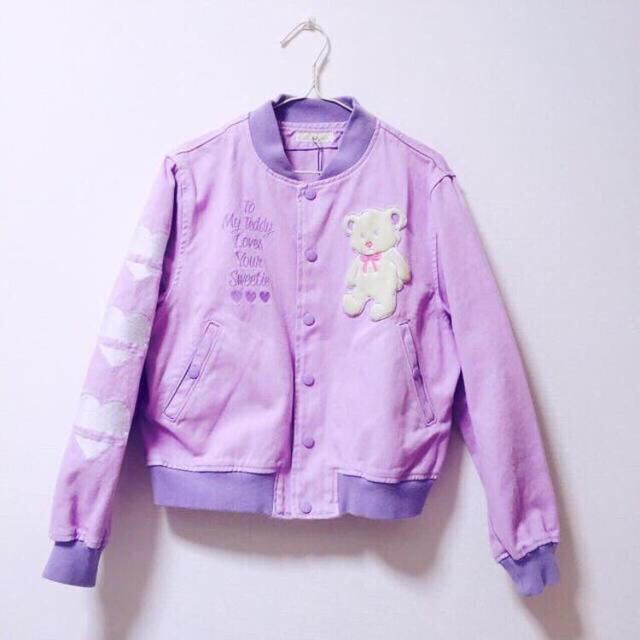 Candy Stripper(キャンディーストリッパー)のteddy jacket レディースのジャケット/アウター(Gジャン/デニムジャケット)の商品写真