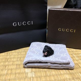 グッチ(Gucci)のペちん様専用GUCCI ライオンヘッドリング グラスパール付(リング(指輪))