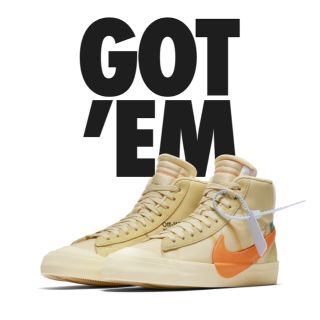 ナイキ(NIKE)のOFF-WHITE × NIKE  “BLAZER MID”(スニーカー)