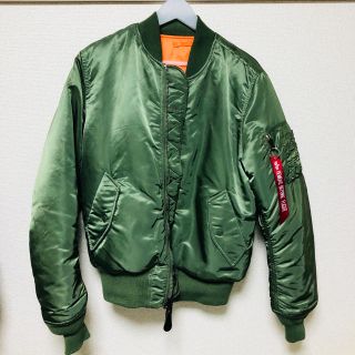 アルファインダストリーズ(ALPHA INDUSTRIES)のアルファインダストリーズ MA-1 カーキ(ミリタリージャケット)