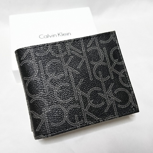 Calvin Klein(カルバンクライン)のカルバンクライン 財布 79463 ブラック メンズのファッション小物(折り財布)の商品写真