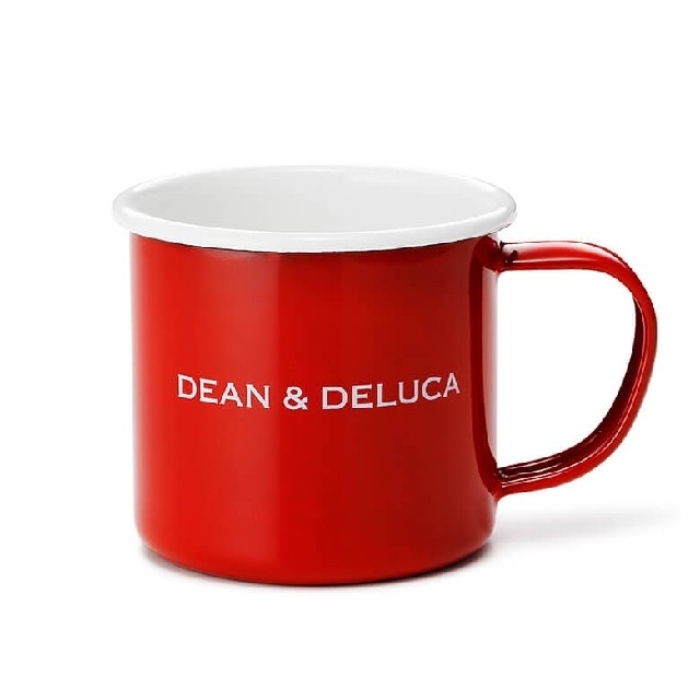 DEAN & DELUCA(ディーンアンドデルーカ)の【くるみん様専用】DEAN＆DELUCA ホリデーカラーホーローマグ 180cc インテリア/住まい/日用品のキッチン/食器(グラス/カップ)の商品写真