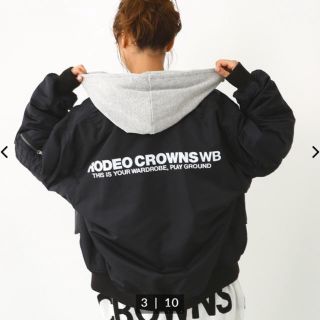 ロデオクラウンズワイドボウル(RODEO CROWNS WIDE BOWL)のrcwbリバーシブルma-1(ブルゾン)