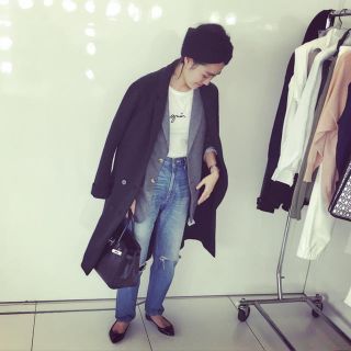 ブラックバイマウジー(BLACK by moussy)のblack by moussy KONA ダメージ デニム 23 金子綾(デニム/ジーンズ)