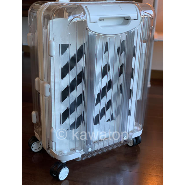 RIMOWA OFF WHITE CABIN See Through 白36L