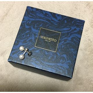 ミキモト(MIKIMOTO)のミキモト パールピアス k18 WG(ピアス)