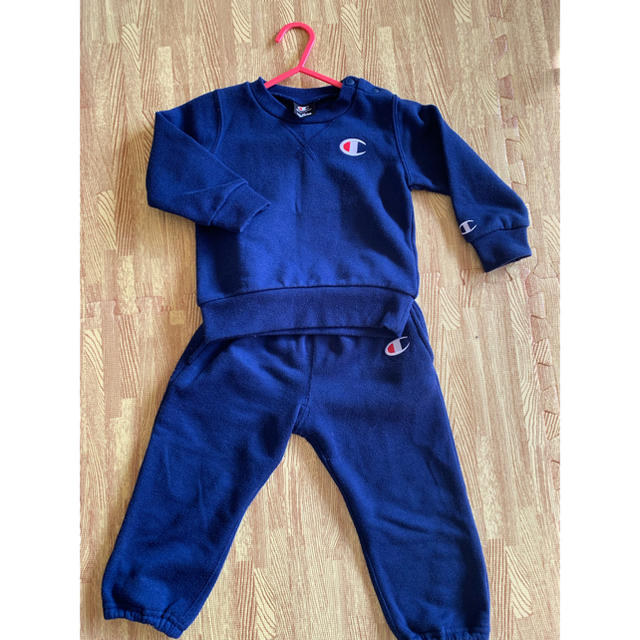 Champion(チャンピオン)のChampion スウェット 上下 90 キッズ/ベビー/マタニティのキッズ服男の子用(90cm~)(その他)の商品写真