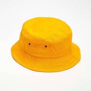 新品 ニューハッタン バケットハット ゴールド S/M 帽子(ハット)
