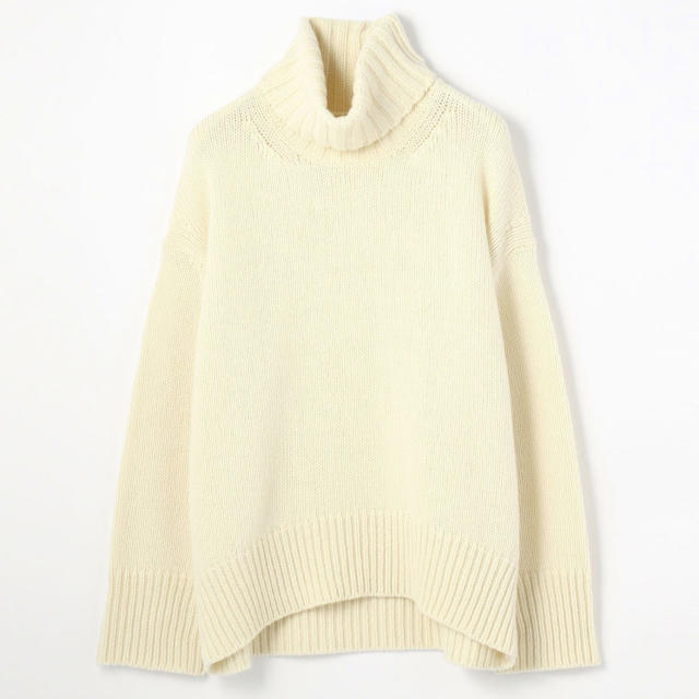 GALERIE VIE タートルネック ニット ホワイト ギャルリーヴィー GALERIE VIE タートルネック ニット ホワイト ギャルリーヴィー