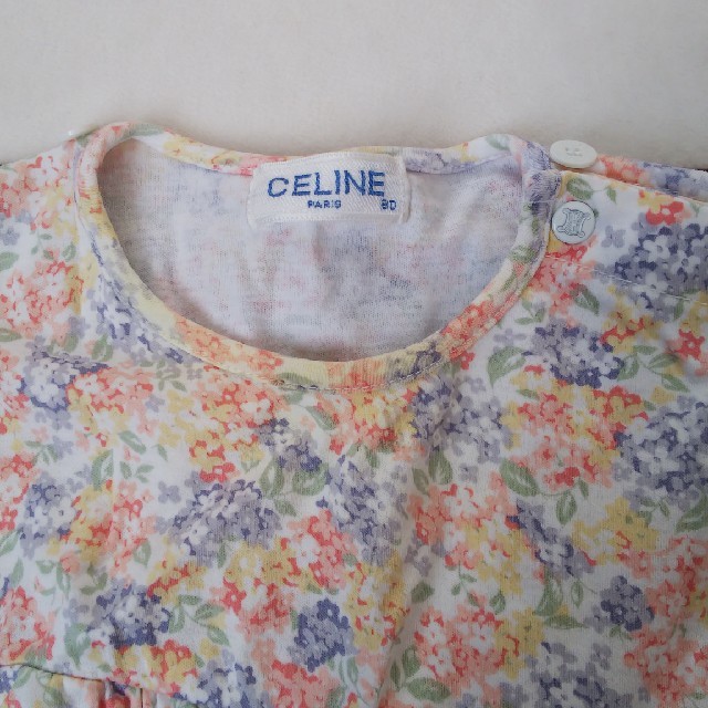 celine(セリーヌ)のゆうち様専用＊<80> セリーヌ長袖ロンパース キッズ/ベビー/マタニティのベビー服(~85cm)(ロンパース)の商品写真