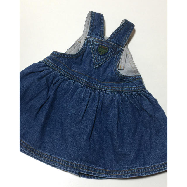 babyGAP(ベビーギャップ)のkorisuさん専用 gap デニムジャンバースカート  キッズ/ベビー/マタニティのベビー服(~85cm)(ワンピース)の商品写真