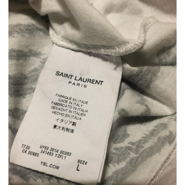 Saint Laurent(サンローラン)の正規 SAINT LAURENT サンローラン Tシャツゼブラ柄 メンズのトップス(Tシャツ/カットソー(半袖/袖なし))の商品写真