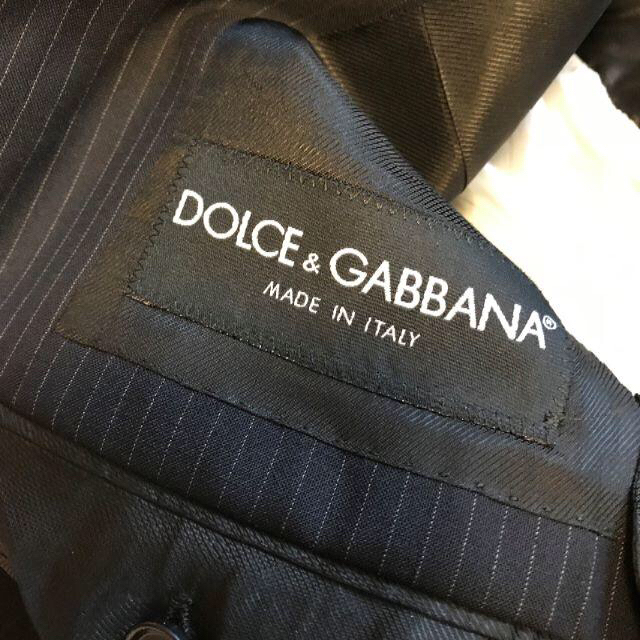 DOLCE&GABBANA(ドルチェアンドガッバーナ)の☆DOLCE&GABBANA 黒タグ　ヴァージンウールピンストライプ メンズのスーツ(セットアップ)の商品写真