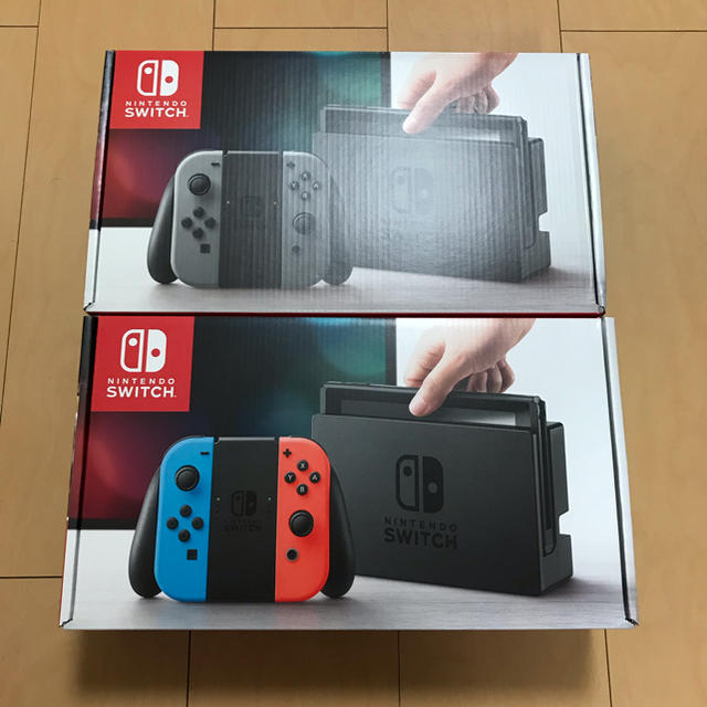 新品・未開封品 Nintendo switch 本体 二台セット