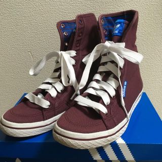 アディダス(adidas)のadidas ハイカットキャンバススニーカー(スニーカー)