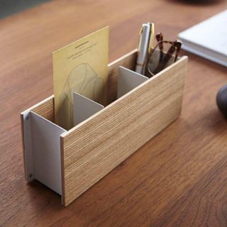 ムジルシリョウヒン(MUJI (無印良品))の山崎実業 ペン、リモコンラック(小物入れ)