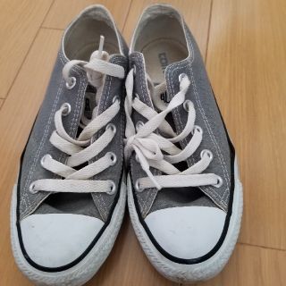 コンバース(CONVERSE)のCONVERSEグレー　22.5cm US3.5 (スニーカー)