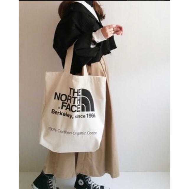 THE NORTH FACE(ザノースフェイス)のノースフェイス THE NORTH FACE オーガニックコットン トート  黒 レディースのバッグ(トートバッグ)の商品写真