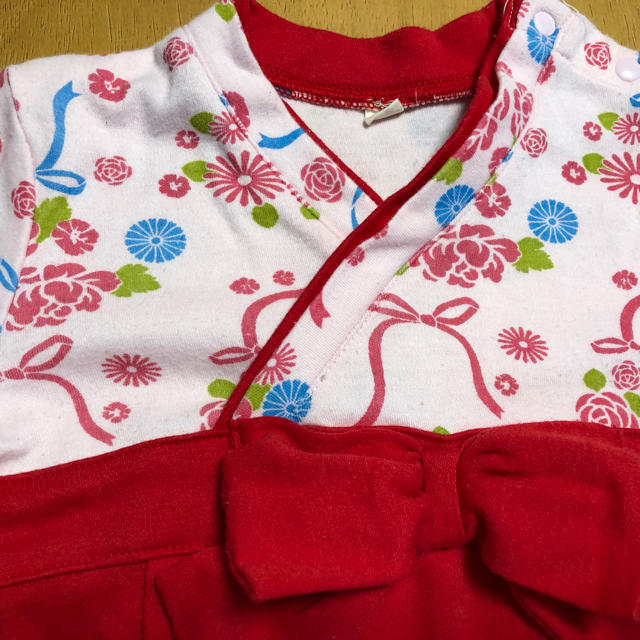 袴 ロンパース キッズ/ベビー/マタニティのベビー服(~85cm)(和服/着物)の商品写真