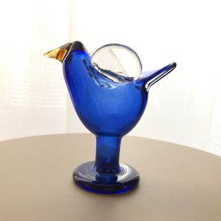 イッタラ(iittala)の*売約済み* Nuutajarvi Sieppo ウルトラマリンブルー バード(置物)