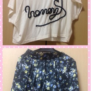 ヘザー(heather)の♡ショートT♡(Tシャツ(半袖/袖なし))