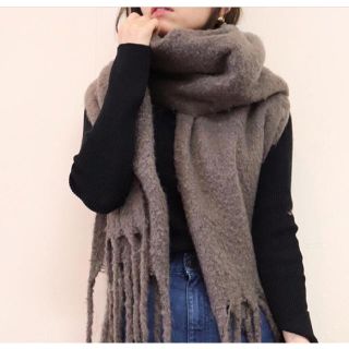 ビューティアンドユースユナイテッドアローズ(BEAUTY&YOUTH UNITED ARROWS)のlilimeek リリミーク fringe stole フリンジストール 今期(マフラー/ショール)