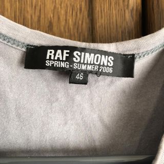 RAF SIMONS - RAF SIMONS 2006ss タンクトップの通販 by shop