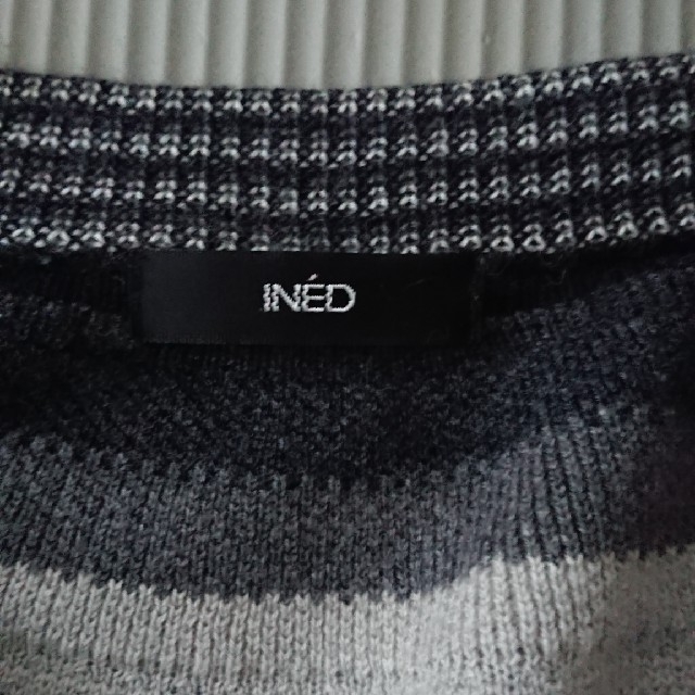 INED(イネド)のINED  ボートネック  アンゴラ混セーター レディースのトップス(ニット/セーター)の商品写真
