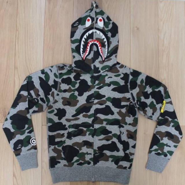 ☆激レア☆ APE city camo シャークパーカー M kaws パーカー レ