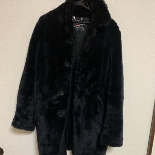 シュプリーム(Supreme)のsupreme fuck you faux fur coat ヒステリックグラマ(毛皮/ファーコート)