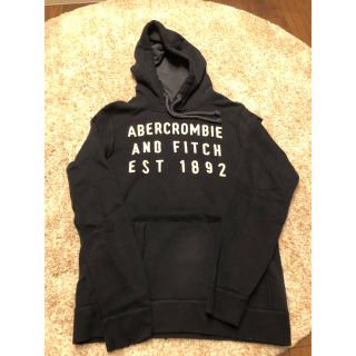 アバクロンビーアンドフィッチ(Abercrombie&Fitch)のパーカー アバクロ 紺色 Sサイズ(パーカー)