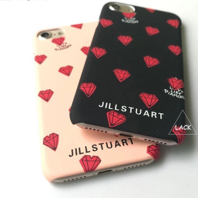 JILLSTUART(ジルスチュアート)のジルスチュアートロゴ入り ダイヤハートが可愛い♡  iPhoneケース スマホ/家電/カメラのスマホアクセサリー(iPhoneケース)の商品写真