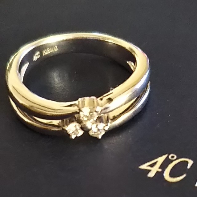 4℃(ヨンドシー)のリモ様専用  💍4℃ K18WG    ダイヤモンドリング  レディースのアクセサリー(リング(指輪))の商品写真