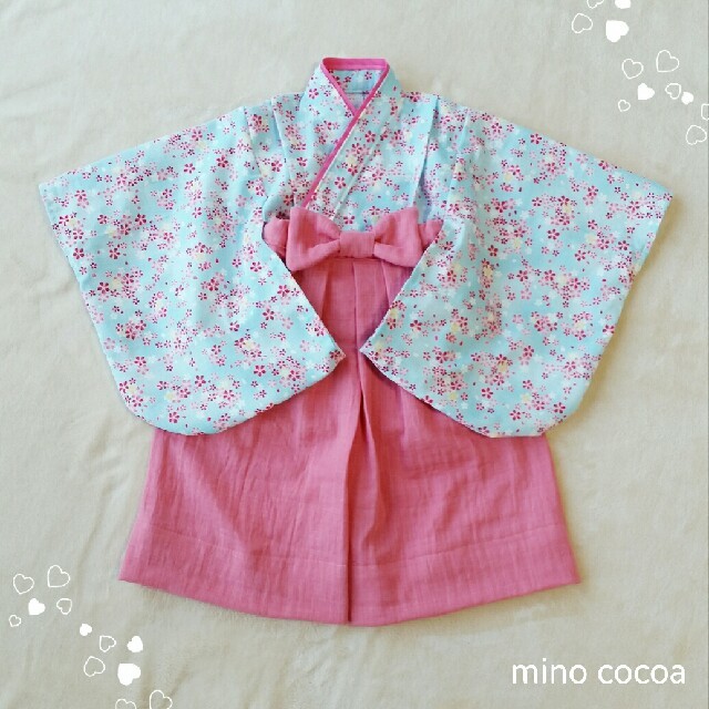 Maroさま専用 handmade baby HAKAMA 90cm