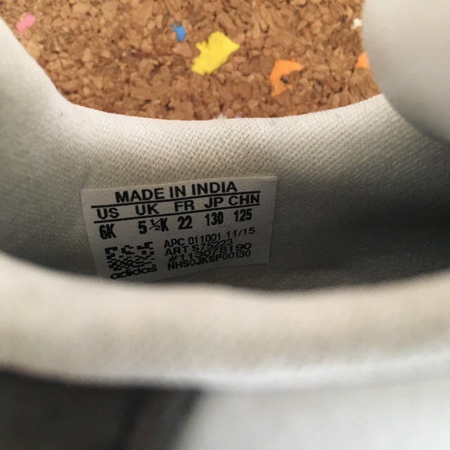 adidas(アディダス)のニコママさん専用  スタンスミス adidas アディダス ベビー キッズ キッズ/ベビー/マタニティのベビー靴/シューズ(~14cm)(スニーカー)の商品写真