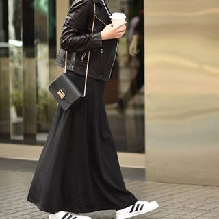 ザラ(ZARA)のcoca裏起毛ロングスカートZARA snidel moussy adidas(ロングスカート)