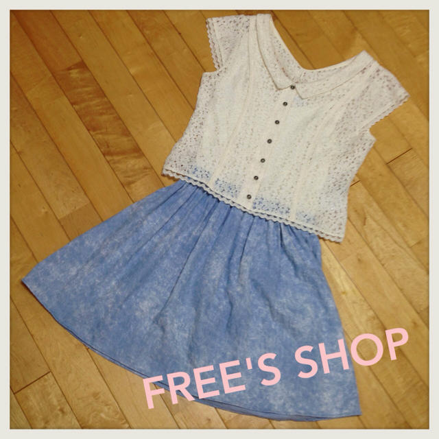 FREE'S SHOP(フリーズショップ)のFREE'S SHOPワンピース♡ レディースのワンピース(ミニワンピース)の商品写真