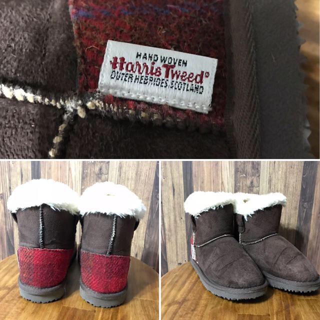 Harris Tweed(ハリスツイード)のHarris Tweedブーツ キッズ/ベビー/マタニティのキッズ靴/シューズ(15cm~)(ブーツ)の商品写真