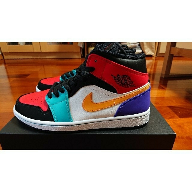 NIKE(ナイキ)のNIKE AIR JORDAN 1 MID what the NBA 交渉OK メンズの靴/シューズ(スニーカー)の商品写真