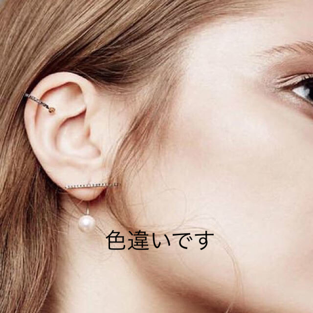 大人気*定番*Hirotaka ヒロタカ*ダイヤ パール*ピアス*シングル