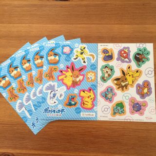 ポケモン(ポケモン)のポケモン 非売品シール 6枚(キャラクターグッズ)