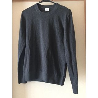 ギャップ(GAP)のニット GAP 長袖 グレー コットン100パーセント(ニット/セーター)