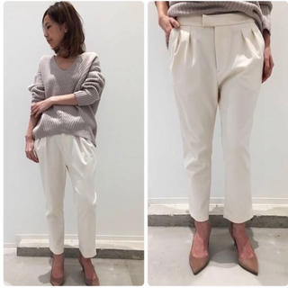 アパルトモンドゥーズィエムクラス(L'Appartement DEUXIEME CLASSE)の【A aさま専用】L'Appartement TEPERED PANTS  38(カジュアルパンツ)